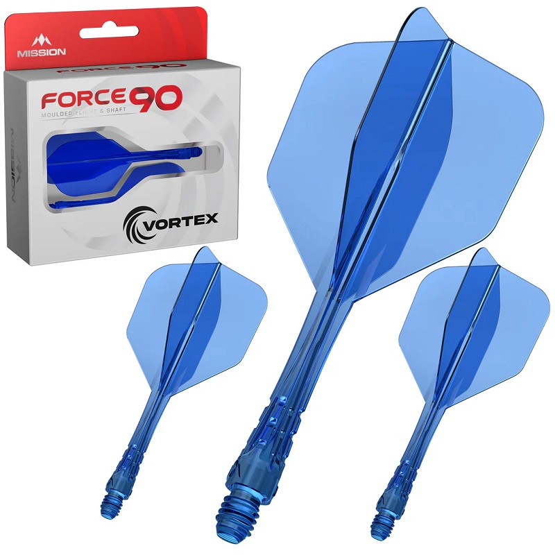 Mission Force 90 Vortex No.6 - Clear Blue Medium (34.3mm)