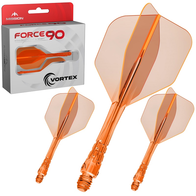 Mission Force 90 Vortex No.6 - Clear Orange Medium (34.3mm)