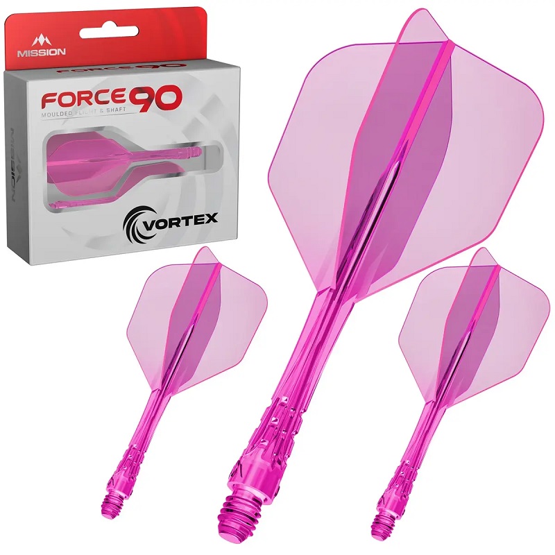 Mission Force 90 Vortex No.6 - Clear Pink Medium (34.3mm)