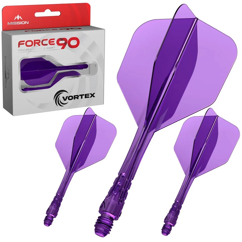 Mission Force 90 Vortex No.6 - Clear Purple Medium (34.3mm)