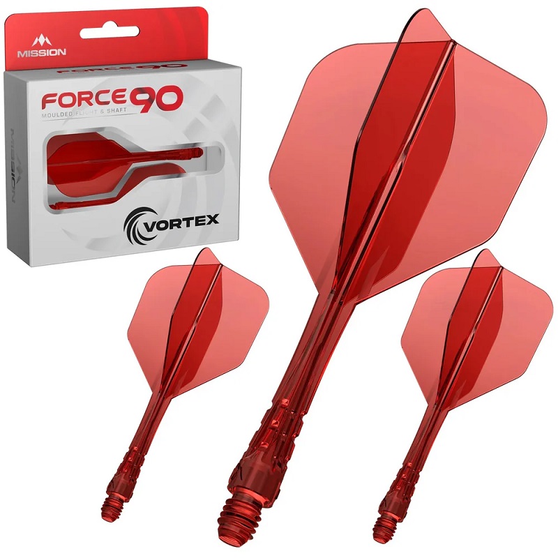Mission Force 90 Vortex No.6 - Clear Red Medium (34.3mm)
