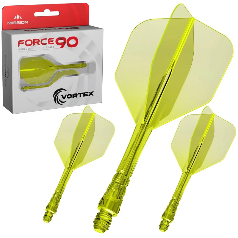 Mission Force 90 Vortex No.6 - Clear Yellow Medium (34.3mm)