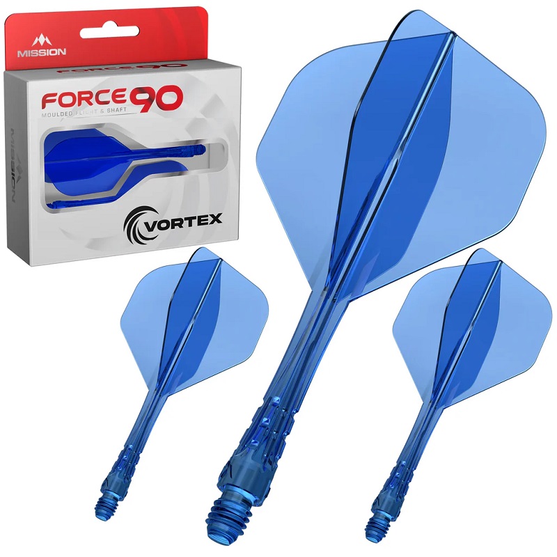 Mission Force 90 Vortex No.2 - Clear Blue Medium (34.3mm)