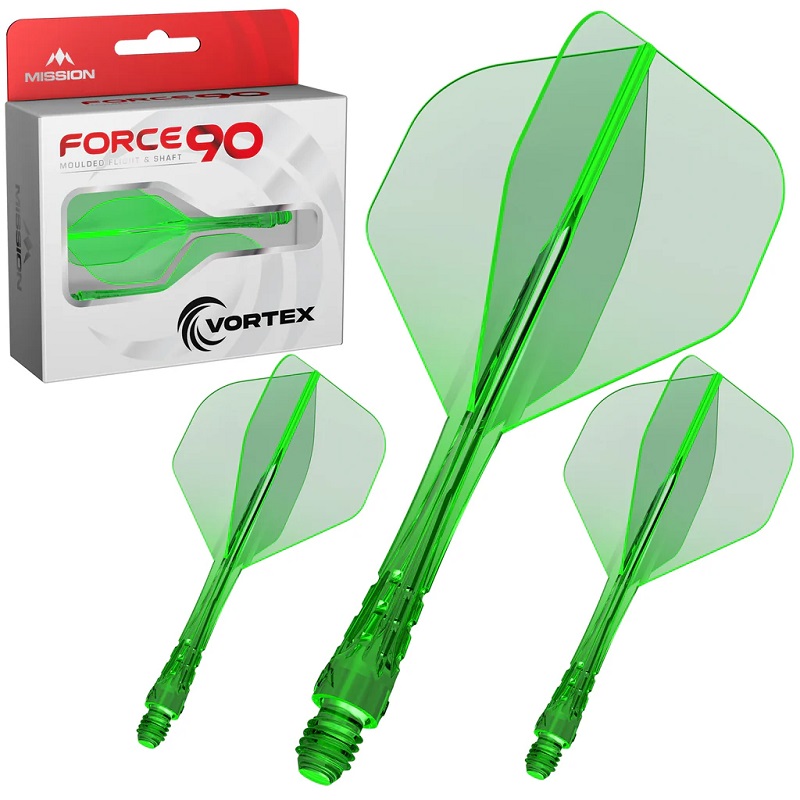Mission Force 90 Vortex No.2 - Clear Green Medium (34.3mm)