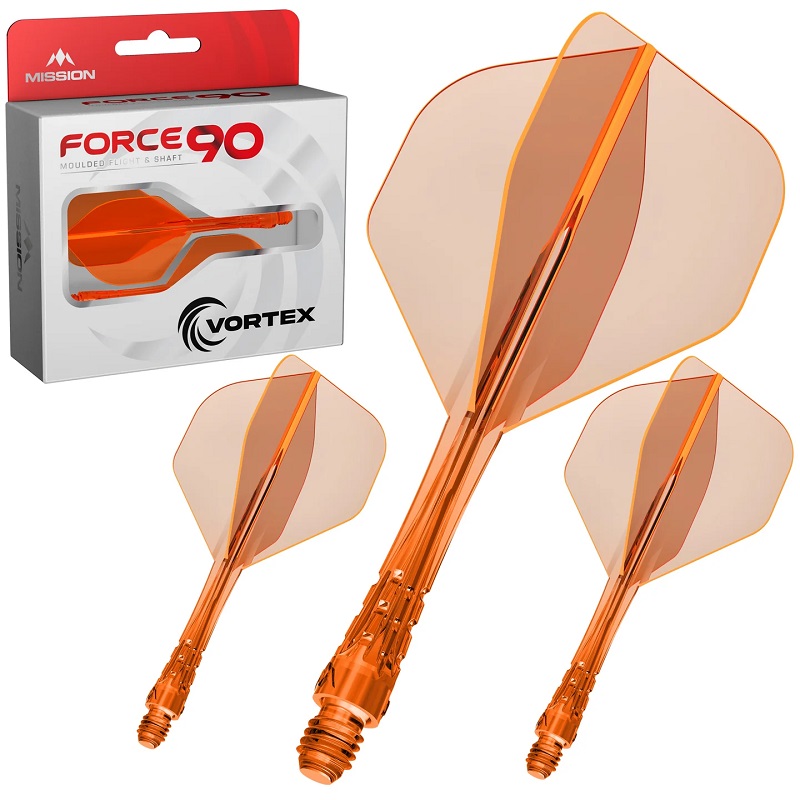 Mission Force 90 Vortex No.2 - Clear Orange Medium (34.3mm)