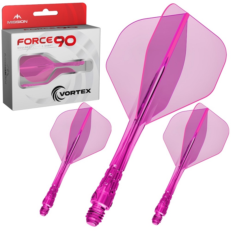 Mission Force 90 Vortex No.2 - Clear Pink Medium (34.3mm)