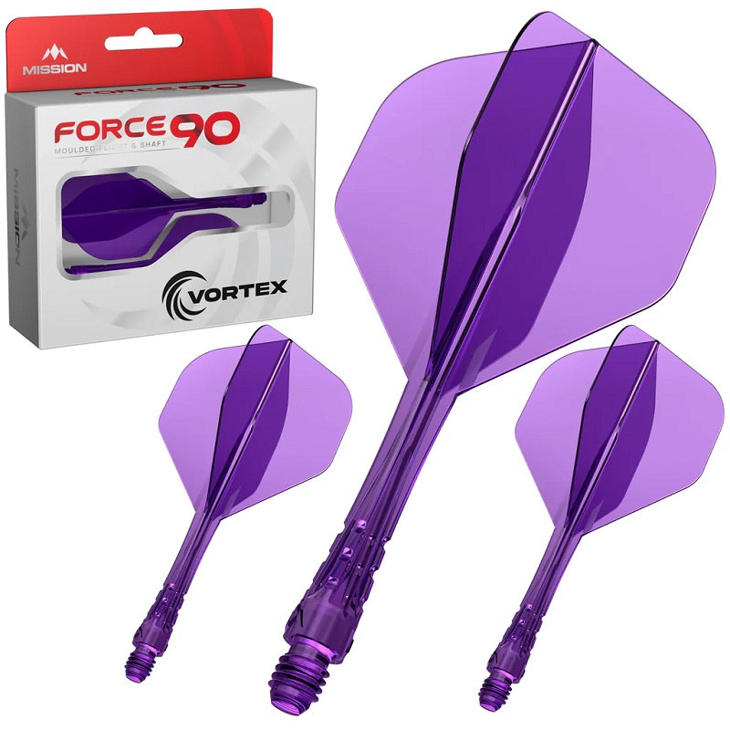 Mission Force 90 Vortex No.2 - Clear Purple Medium (34.3mm)