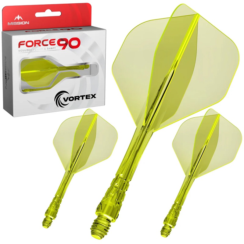 Mission Force 90 Vortex No.2 - Clear Yellow Medium (34.3mm)