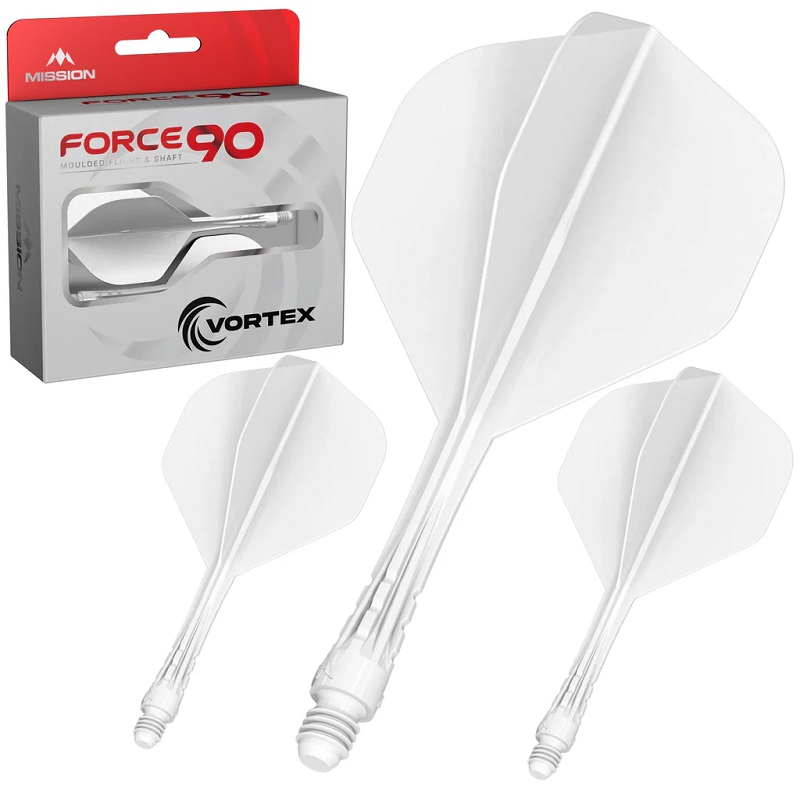 Mission Force 90 Vortex No.2 - Solid White Medium (34.3mm)